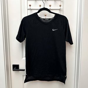 NIKE RUNNING T SHIRT BLACK
